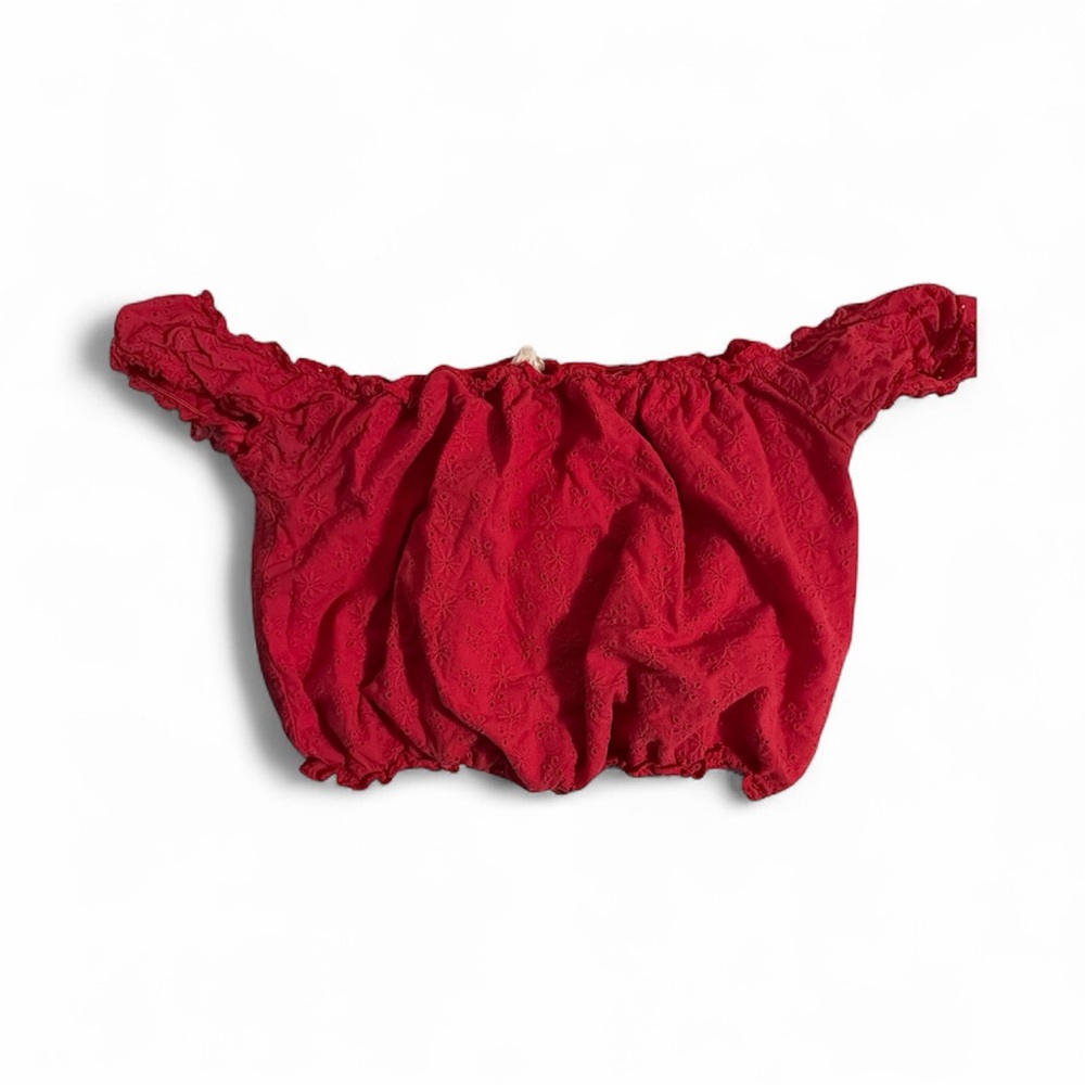 Garage Red Crop Top